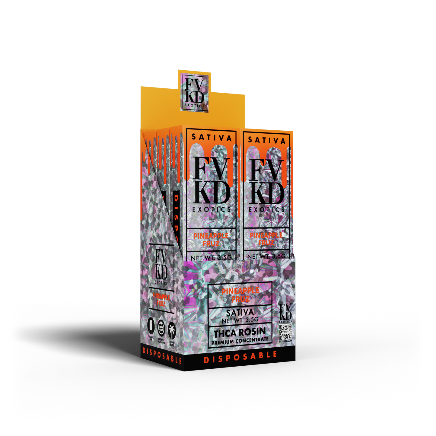 FVKD Exotics THC-A Rosin Disposable – 3.5g