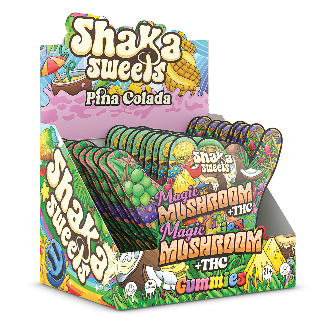 Shaka Sweets Magic Mushroom + THC Gummies | Pina Colada