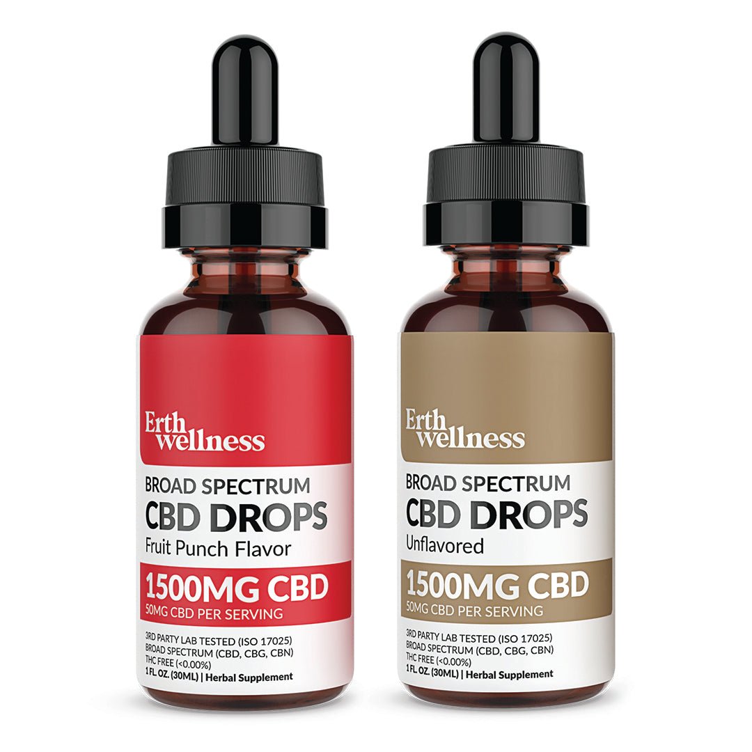 Broad Spectrum THC Free* CBD Drops Tincture