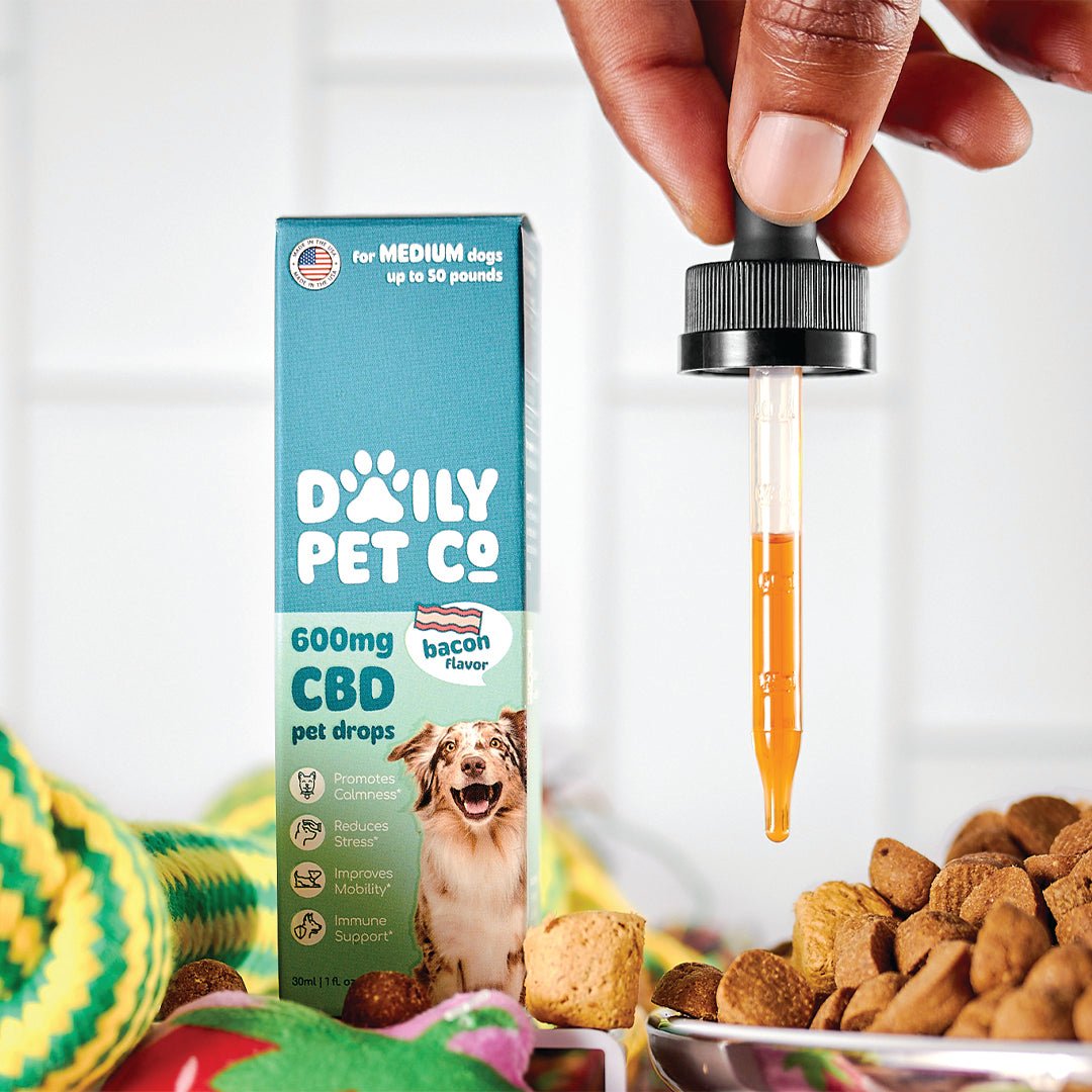 Bacon Flavored CBD Oil for Dogs | Full Spectrum CBD Pet Drops Erth Wellness Bacon Flavored CBD Oil for Dogs | Full Spectrum CBD Pet Drops Erth Wellness