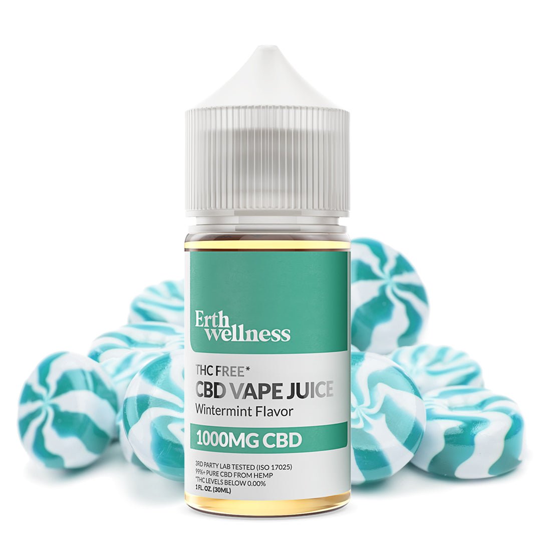 Mint CBD Vape Juice 1000mg Erth Wellness Mint CBD Vape Juice 1000mg Erth Wellness