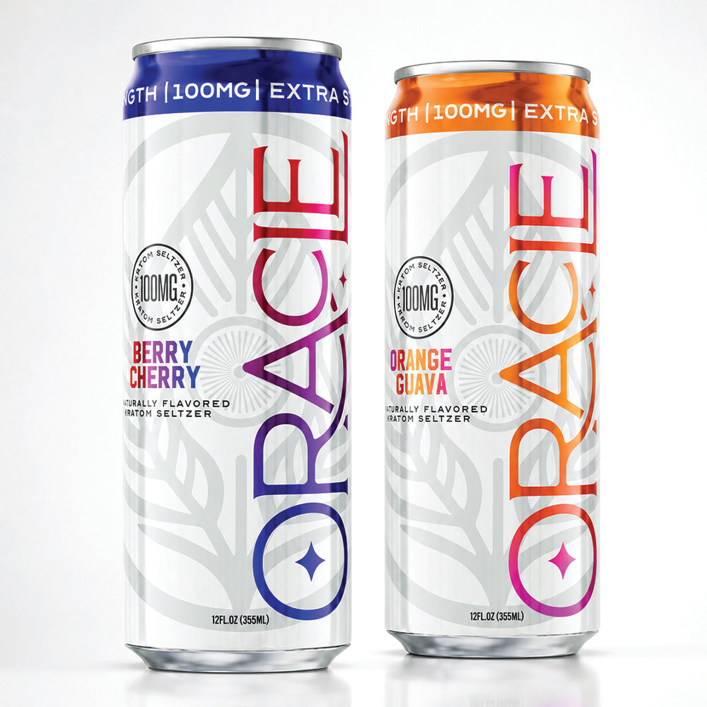 Oracle Organix Sparkling Kratom Seltzer – 100mg – Choose Your