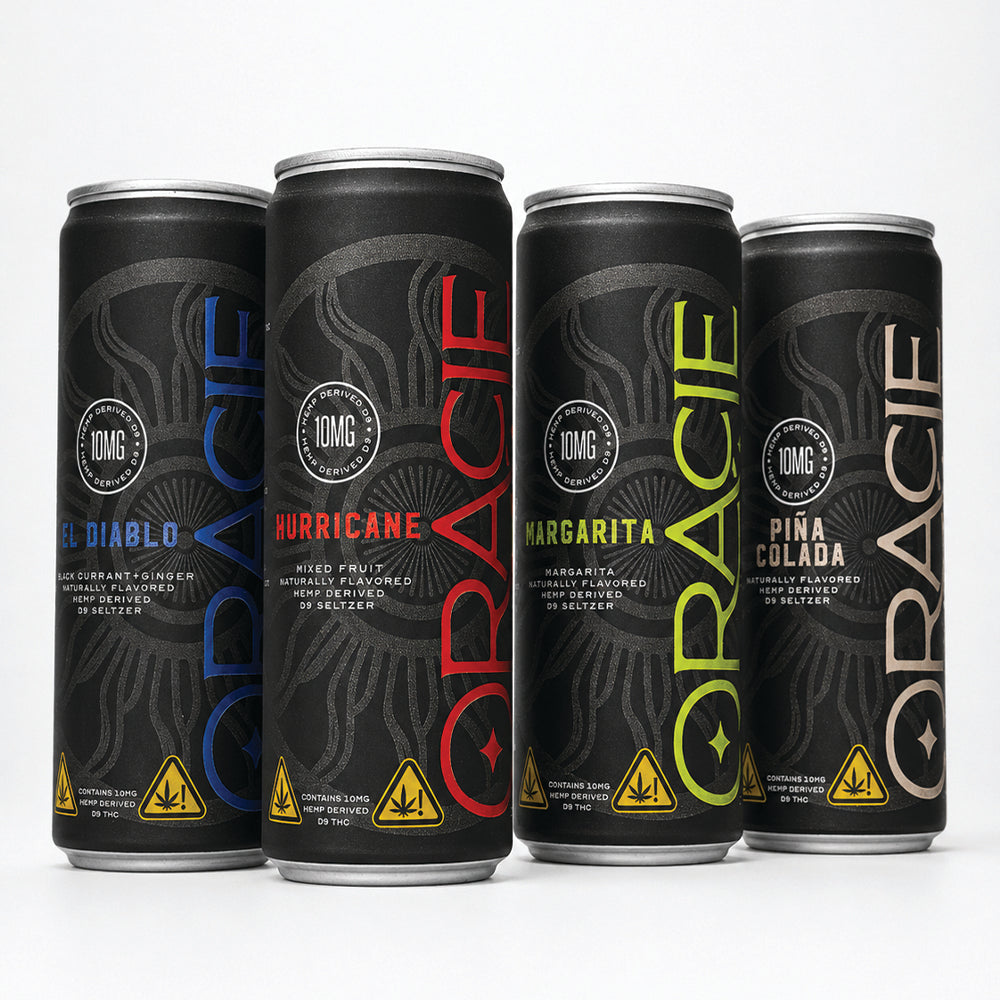 Oracle Organix Sparkling THC Seltzer – 10mg – Choose Your Flavor