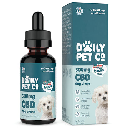 CBD Pet Drops for Dogs - Bacon Flavored