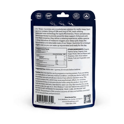 Sleep+ Gummies – CBN + THC + Live Resin Terpenes | 750mg