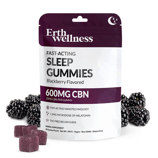 Sleep CBN Gummies – THC-Free | Sleepy Blackberry (600mg)
