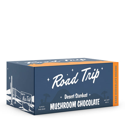 Desert Stardust Magic Mushroom Chocolate Bar - Dark Chocolate Orange