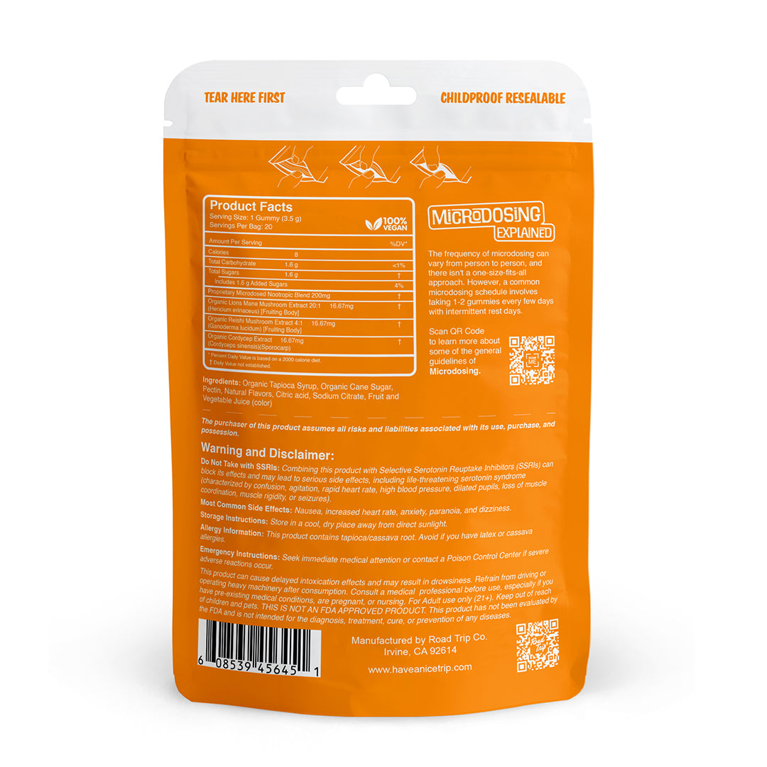 Road Trip Mushroom Gummies | Erth Wellness Road trip mushroom gummies near me