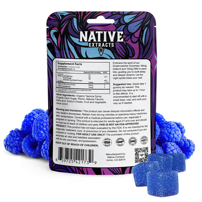 "Dreamcatcher" - 800mg Delta-8 THC : 200mg CBN - Blue Raspberry (Sleep)