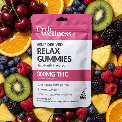 RELAX 10mg THC Gummies – Tutti Frutti (300mg)