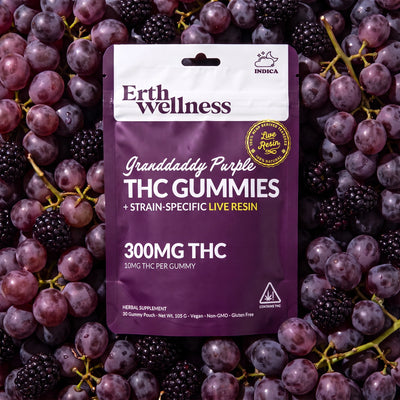 THC Gummies – Granddaddy Purple (Calming)