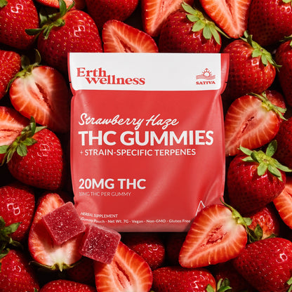 THC Gummies – Strawberry Haze (Focus) - Sample Pack