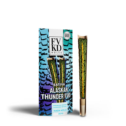 FVKD Diamond Infused Naked Hash Holez – 2g x 2ct
