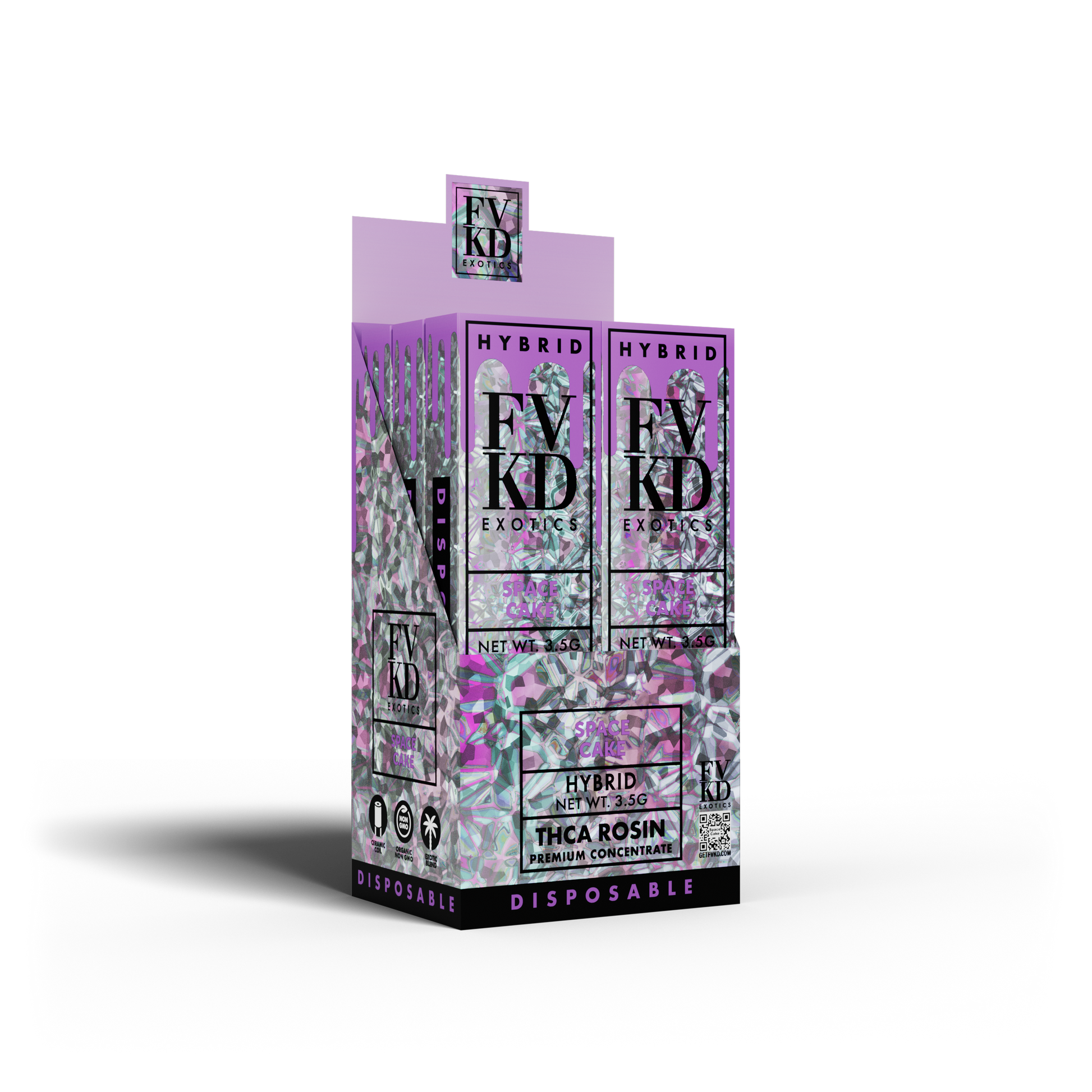 FVKD Exotics THC-A Rosin Disposable 3.5g Erth Wellness FVKD Exotics THC-A Rosin Disposable 3.5g Erth Wellness