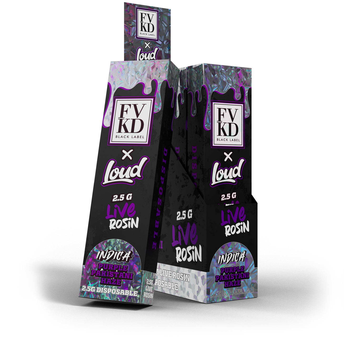 FVKD x LOUD Cold Pressed Live Rosin Disposable 2.5G