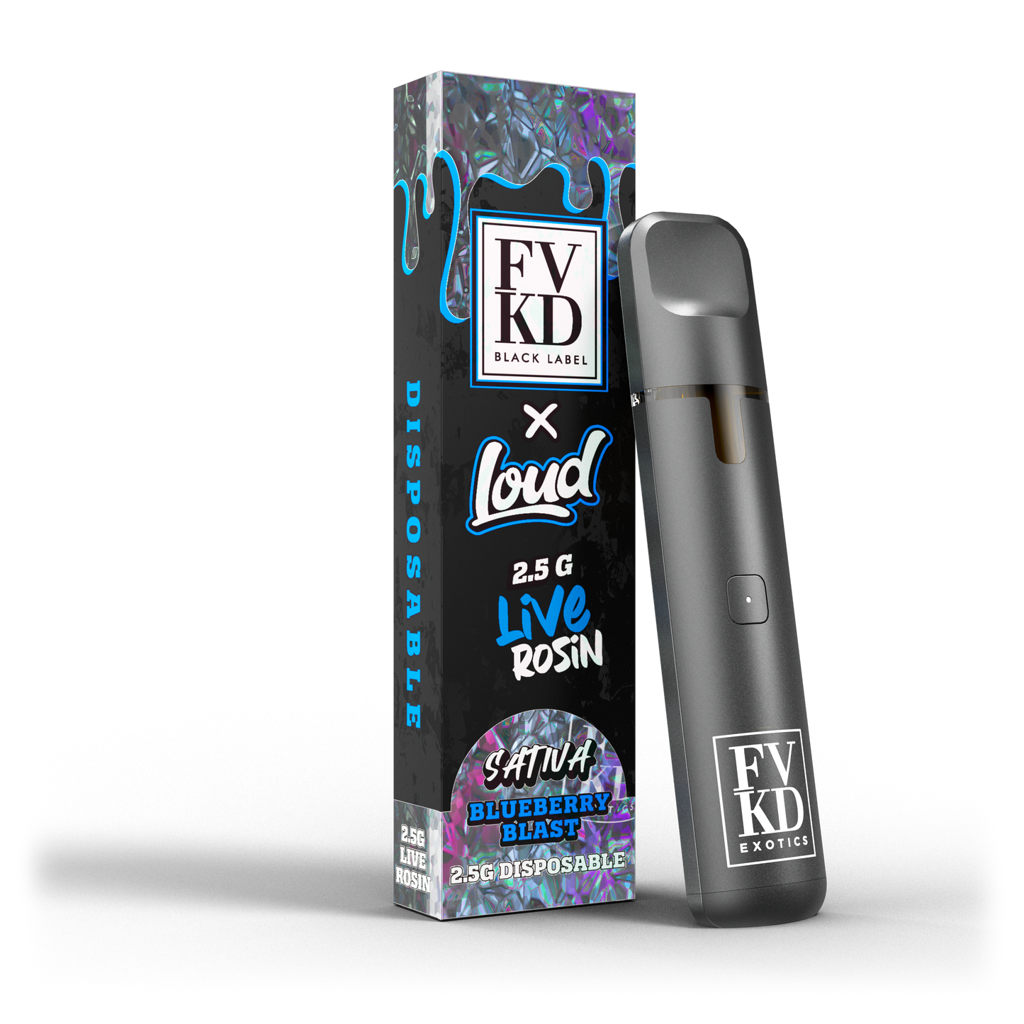 FVKD x LOUD Cold Pressed Live Rosin Disposable 2.5G
