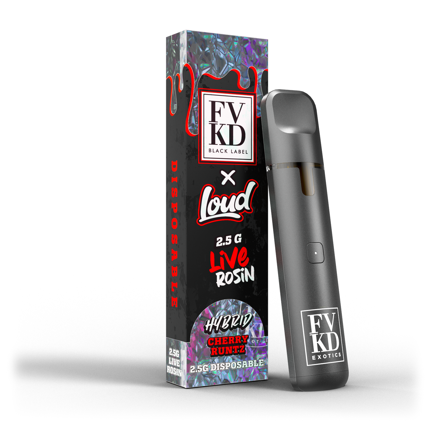 FVKD x LOUD Cold Pressed Live Rosin Disposable 2.5G