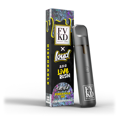 FVKD x LOUD Cold Pressed Live Rosin Disposable 2.5G