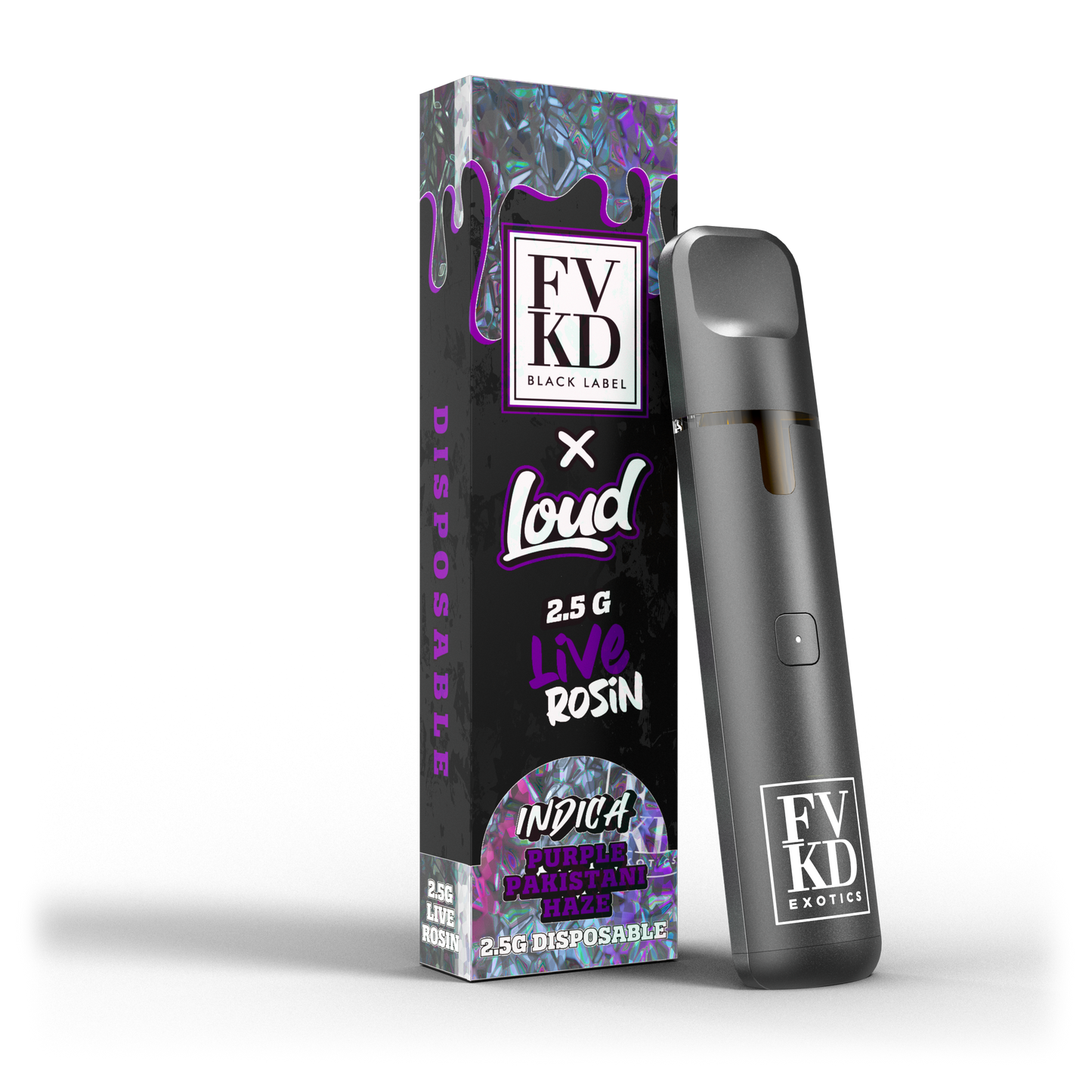 FVKD x LOUD Cold Pressed Live Rosin Disposable 2.5G