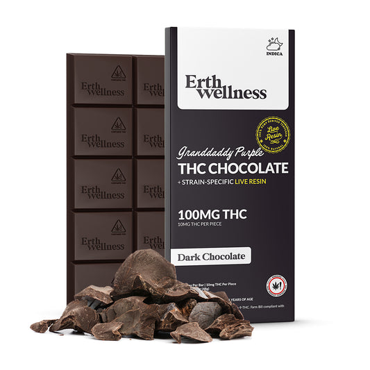Erth Wellness THC Chocolate Bars Erth Wellness THC Chocolate Bars
