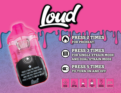 Loud THC-A Rosin SWITCH Disposable – 3.5g