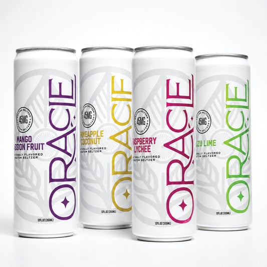 Oracle Organix Sparkling Kratom Seltzer – 45mg – Choose Your Flavor