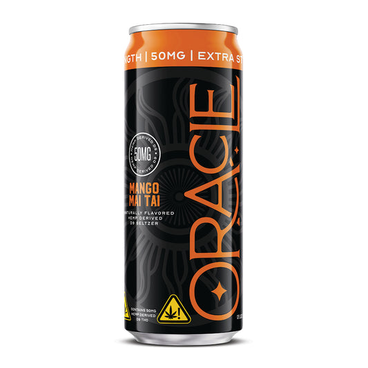 Oracle Organix EXTRA STRENGTH Sparkling THC Seltzer – 50mg – Choose Your Flavor