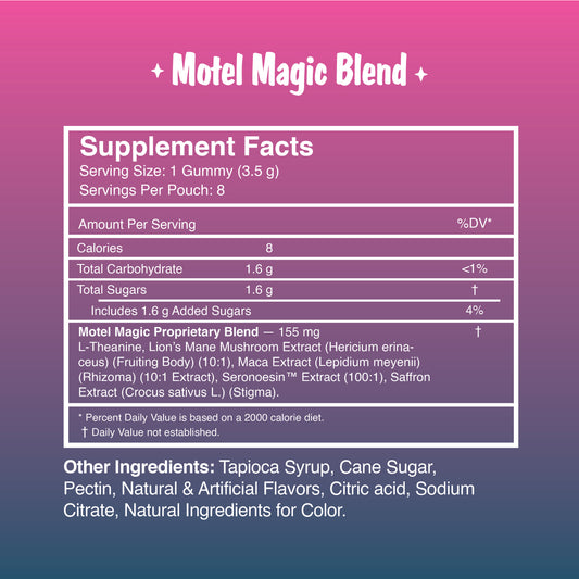 Motel Magic Mushroom Gummies - Black Cherry