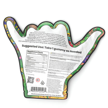 Shaka Sweets Magic Mushroom + THC Gummies | Pina Colada