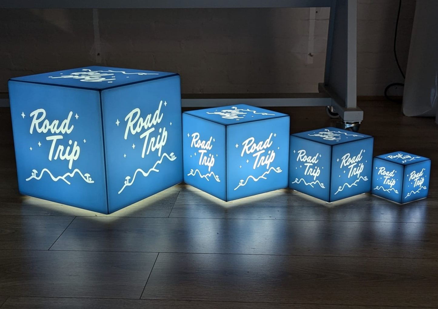 Road Trip Rechargeable Square Lamps