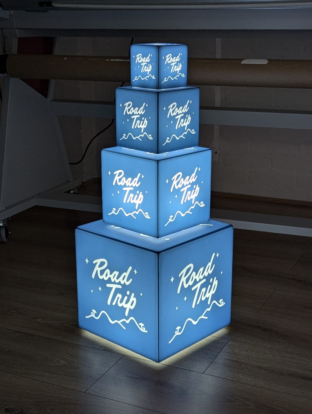 Road Trip Rechargeable Square Lamps