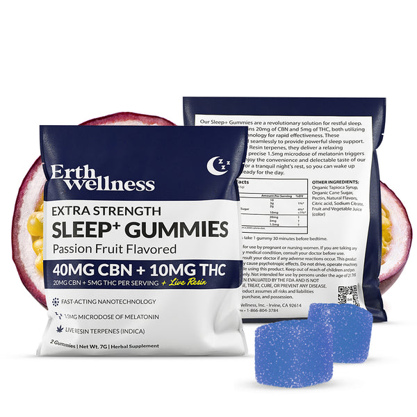 SLEEP+ Gummies - CBN + THC + Live Resin - 50mg (Sample Size)