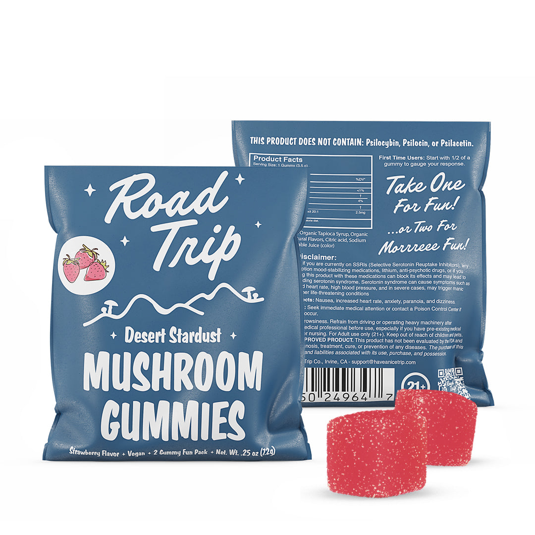 Desert Stardust Mushroom Gummies - 2-Piece Pouch (Sample Size)