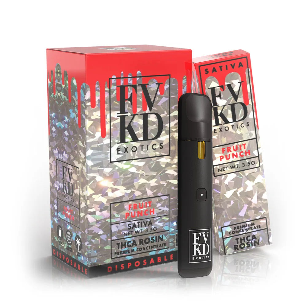 FVKD Exotics THC-A Rosin Disposable 3.5g Erth Wellness FVKD Exotics THC-A Rosin Disposable 3.5g Erth Wellness