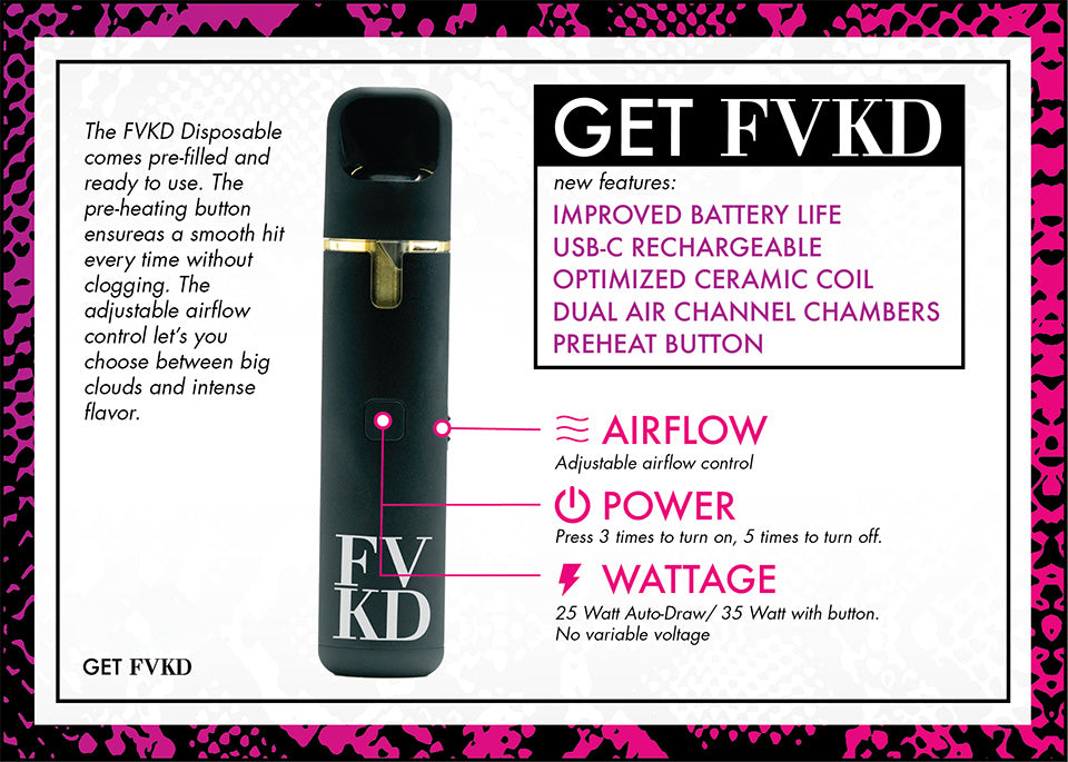 FVKD Exotics THC-A Rosin Disposable 3.5g Erth Wellness FVKD Exotics THC-A Rosin Disposable 3.5g Erth Wellness