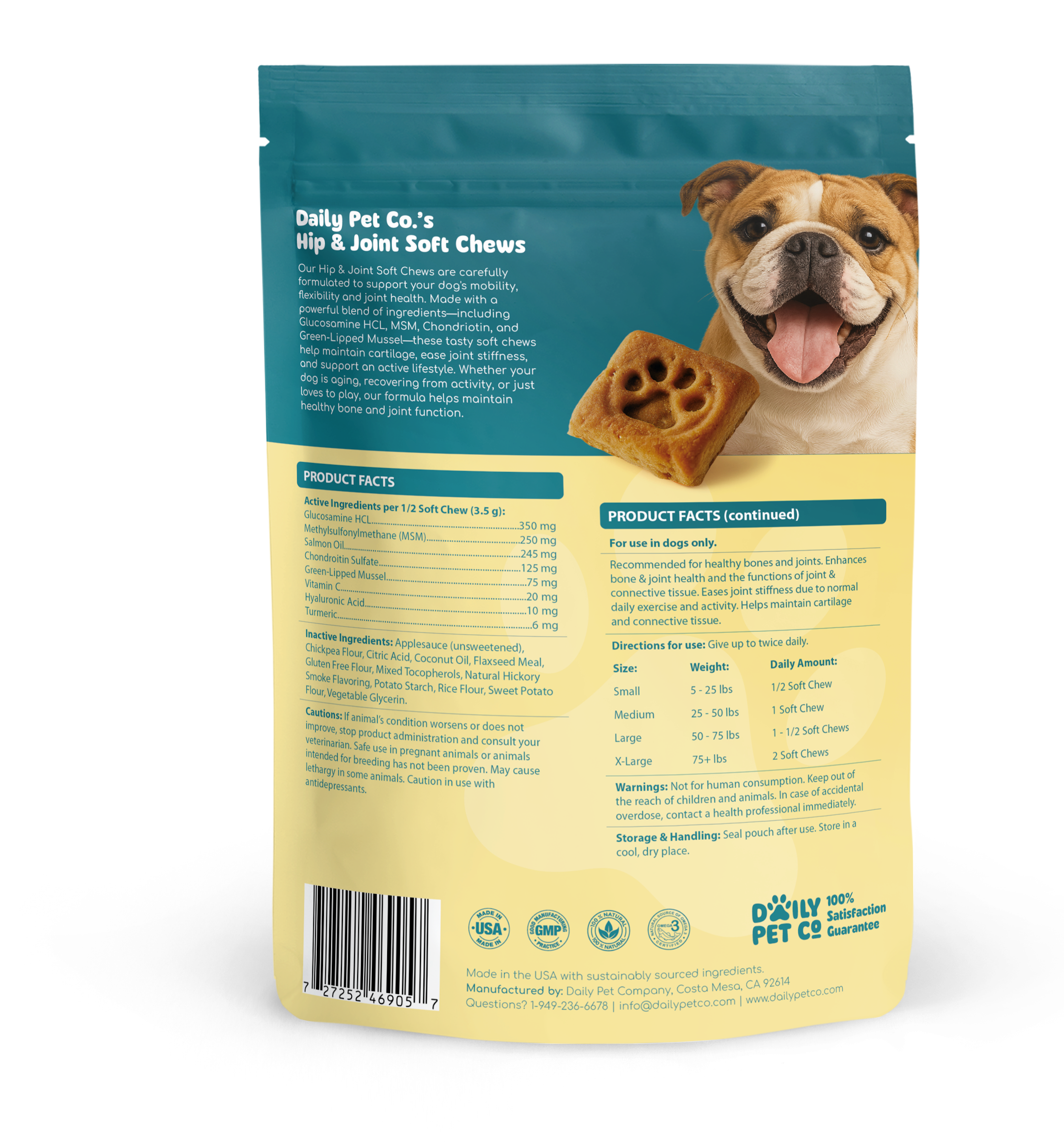 Hip & Joint Soft Chews for Dogs