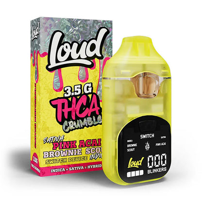 Loud THC-A Crumble SWITCH Disposable 3.5g Erth Wellness Loud THC-A Crumble SWITCH Disposable 3.5g Erth Wellness