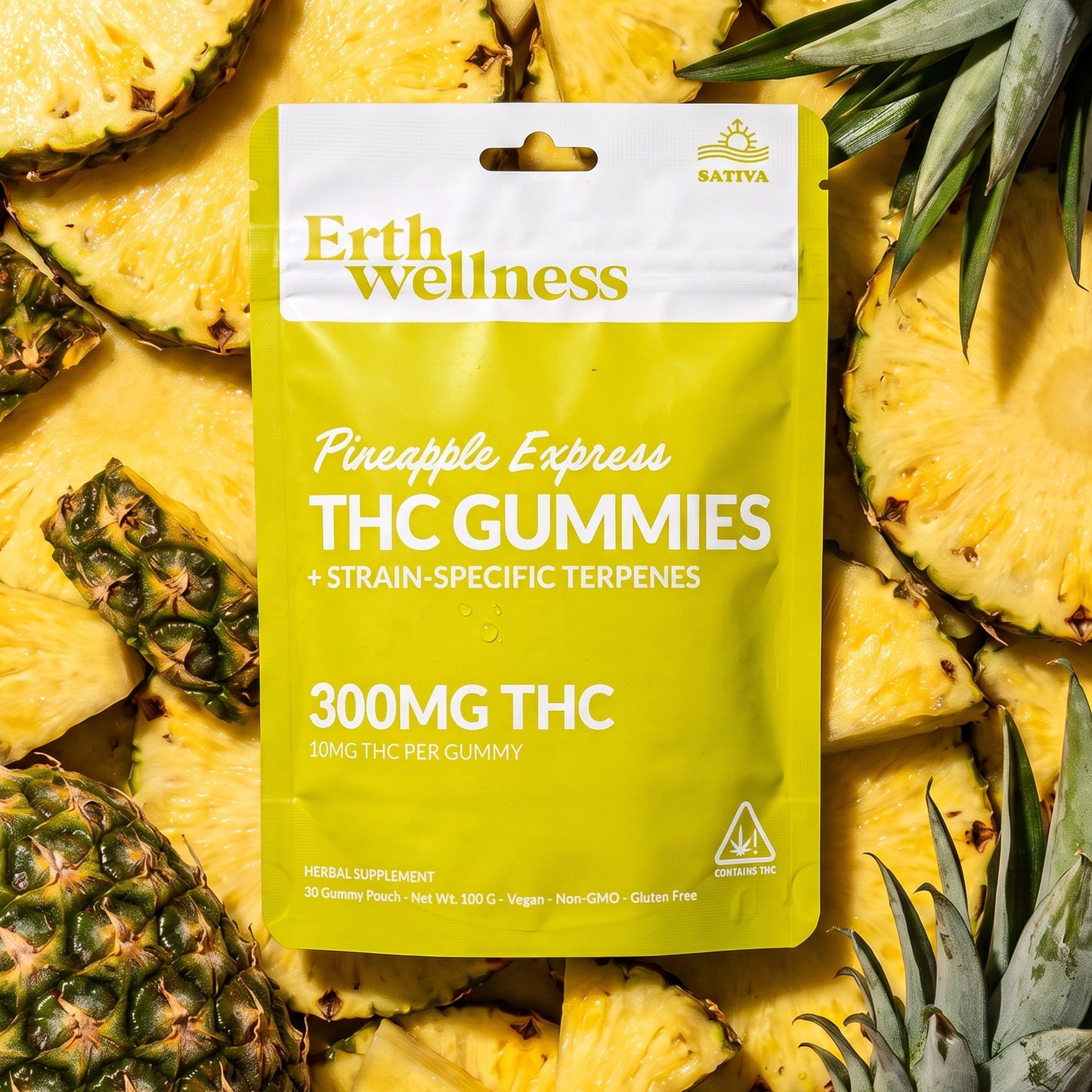 THC Gummies – Pineapple Express (Uplifting)