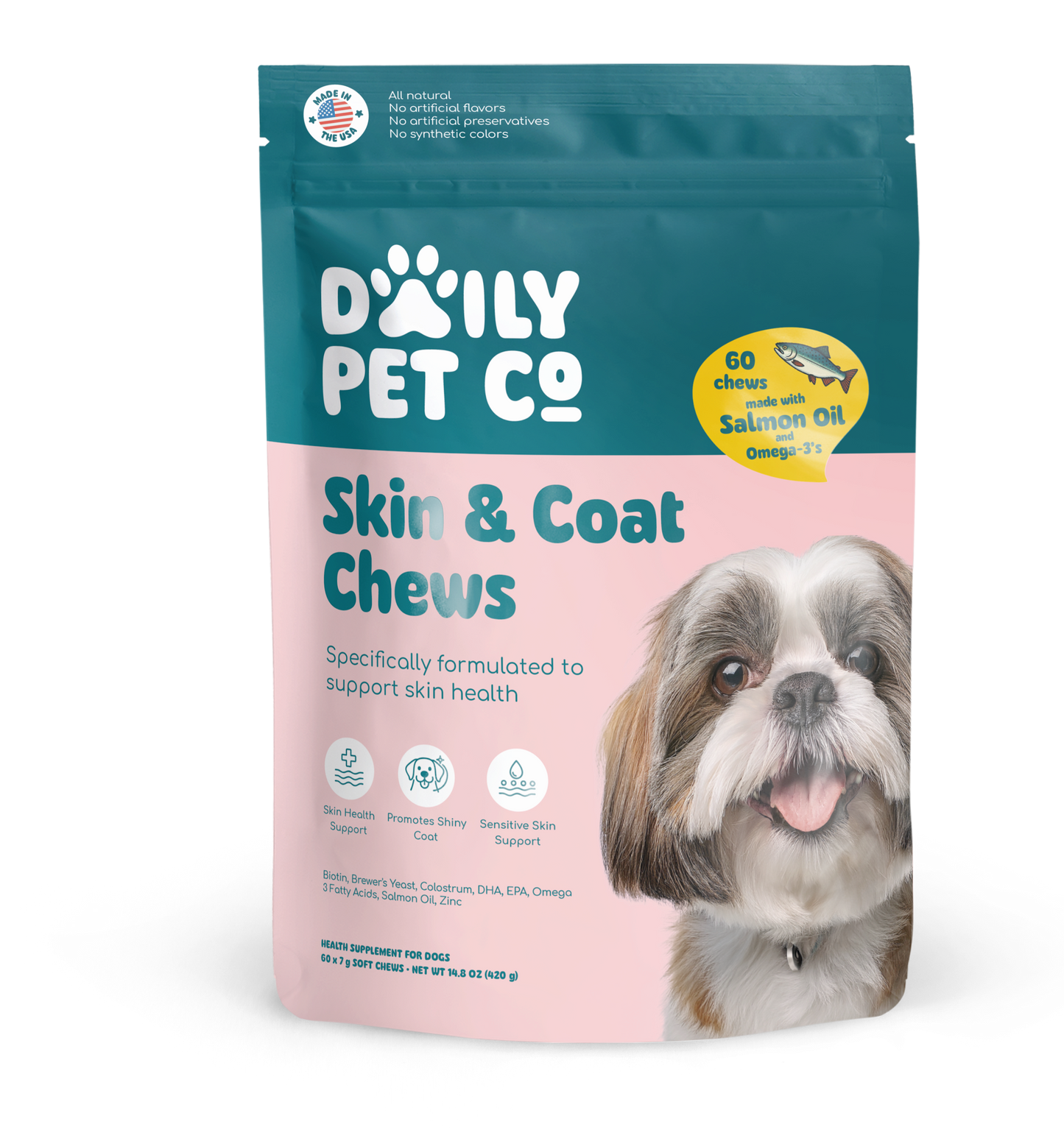 Skin & Coat Soft Chews for Dogs