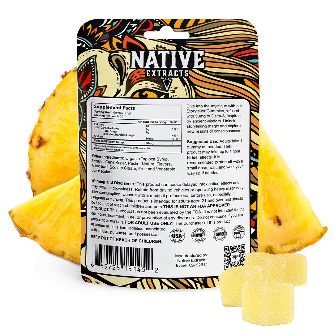 "Storyteller" - 1000mg Delta-8 THC - Pineapple