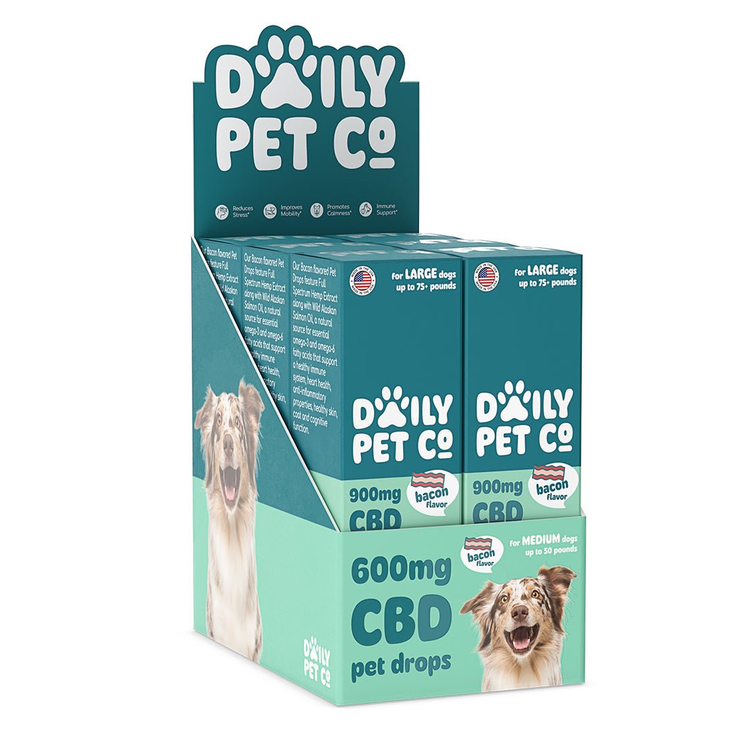 CBD Pet Drops for Dogs - Bacon Flavored