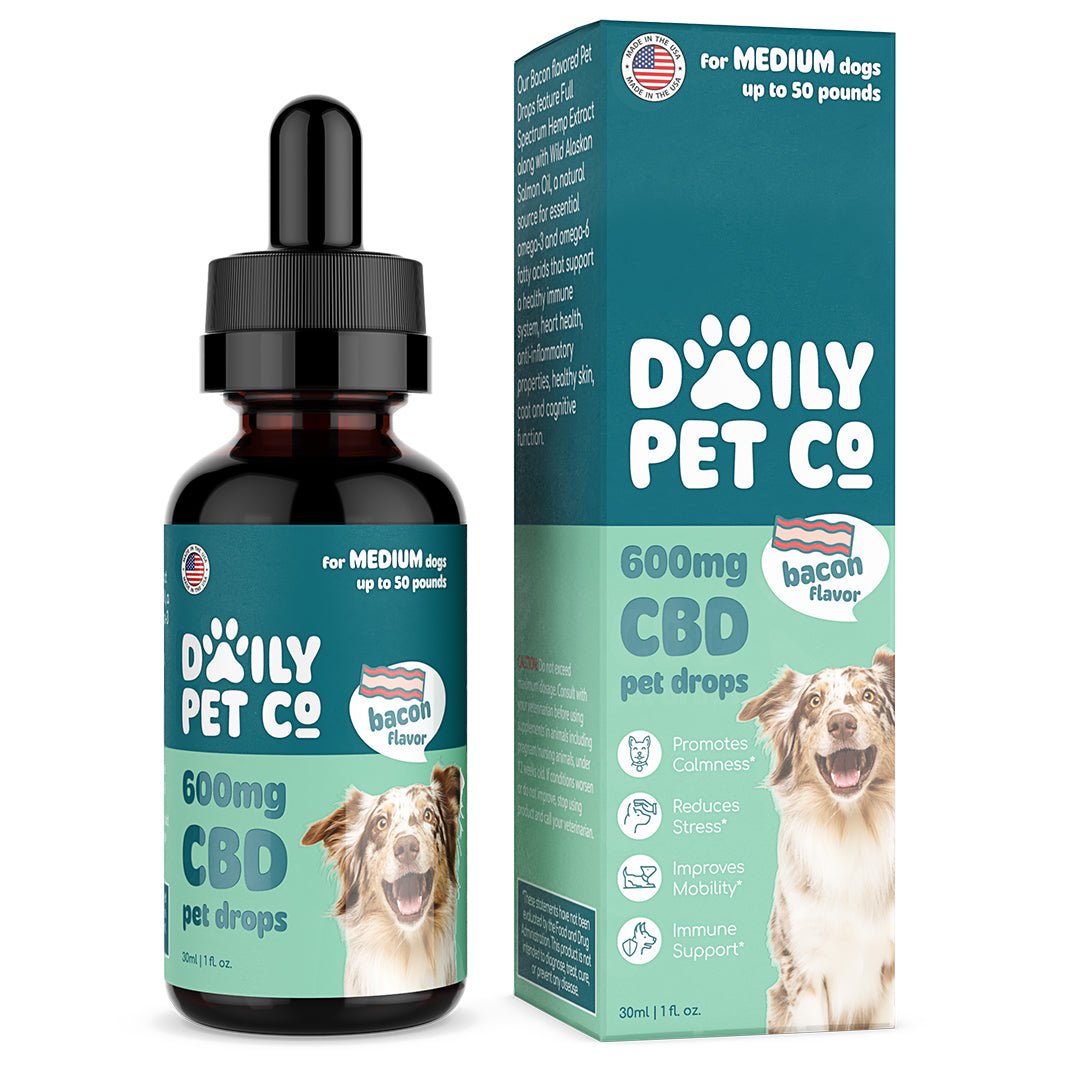 CBD Pet Drops for Dogs - Bacon Flavored