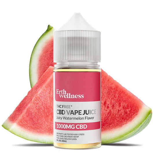 Pure CBD Vape Juice No-THC Erth Wellness Pure CBD Vape Juice No-THC Erth Wellness