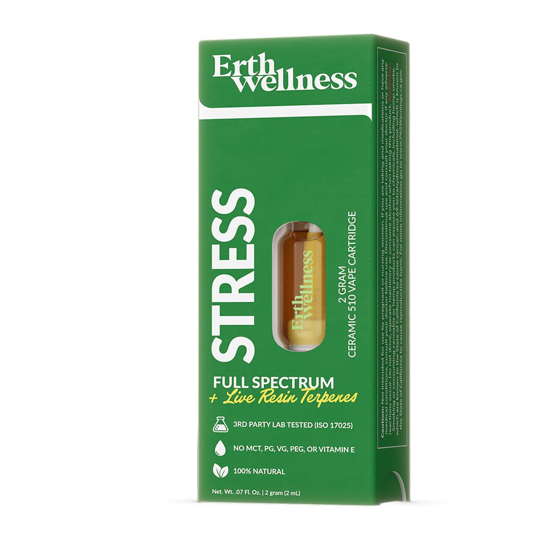 STRESS - (Full Spectrum + Live Resin) - 2 Gram Cartridge
