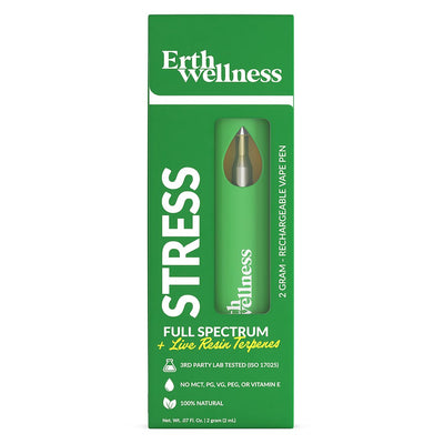 STRESS - Full Spectrum + Live Resin) - Rechargeable Vape Pen - 2 Grams